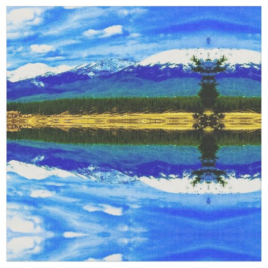 マウンテン秋 ファブリック (クローズアップ)