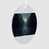 マウンテン素晴らしバ威厳のあるレーの男 オーナメント (正面)