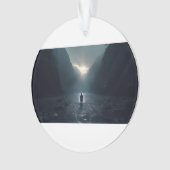 マウンテン素晴らしバ威厳のあるレーの男 オーナメント (正面)