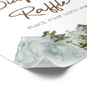 マウンテン素朴おむつラッフル ポスター (角)