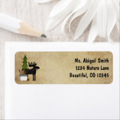 マウンテン素朴カントリームース住所 シール (インサイチュ)