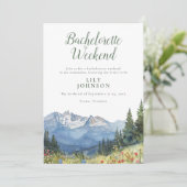マウンテン素朴キャンプバチェロレッテ週末 招待状 (スタンド正面)