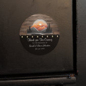 マウンテン素朴バレーフォレストサンセット結婚式の引き出物 ラウンドシール