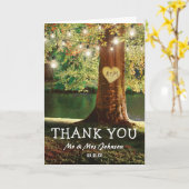 マウンテン素朴レイクサンキュー カード (黄色い花)