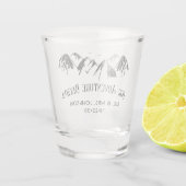 マウンテン結婚ズ ショットグラス (裏面)