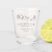 マウンテン結婚ズ ショットグラス (裏面)