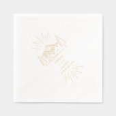 マウンテン結婚ズ 箔ナプキン (正面)