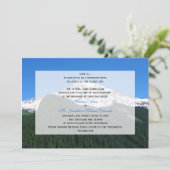 マウンテン結婚式招待状 招待状 (スタンド正面)