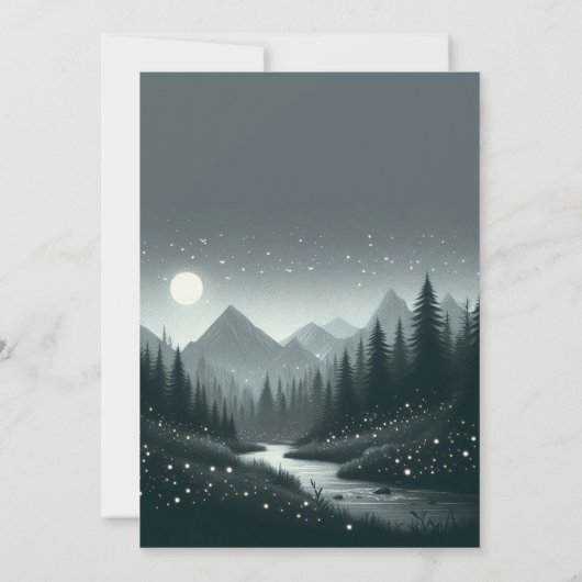 マウンテン魔法 招待状 (裏面)