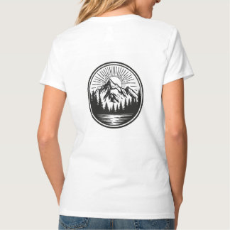 マウンテン アドベンチャー ロゴ | キャンピング バッジ | アウトドア Tシャツ