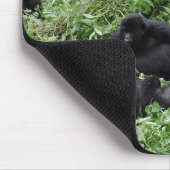 マウンテン・ゴリラのグループのmousepad マウスパッド (コーナー)