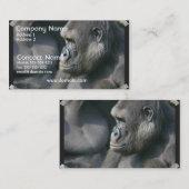 マウンテン・ゴリラの名刺 名刺 (正面/裏面)