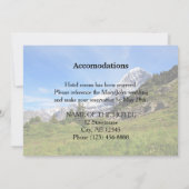 マウンテン·ス結婚イス·アイガー·詳細情報 招待状 (裏面)