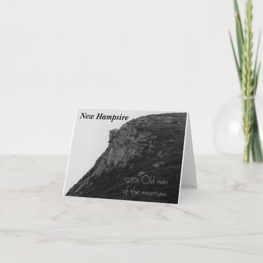 マウンテン・ニューハンプシャーの老人 カード (正面)