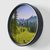 マウンテン&フォレストランドスケープワシントン州 壁時計 (傾斜)