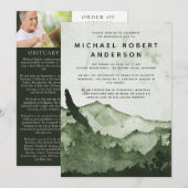 マウンテン・フォレスト・ライフ・メモリアル お別れの会 招待状 (正面/裏面)