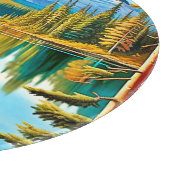 マウンテン・ベア：レイク・リフレクション・アート カッティングボード (角)