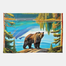 マウンテン・ベア：レイク・リフレクション・アート
