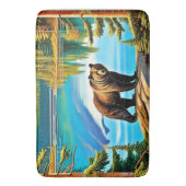 マウンテン・ベア：レイク・リフレクション・アート バスマット (正面縦)