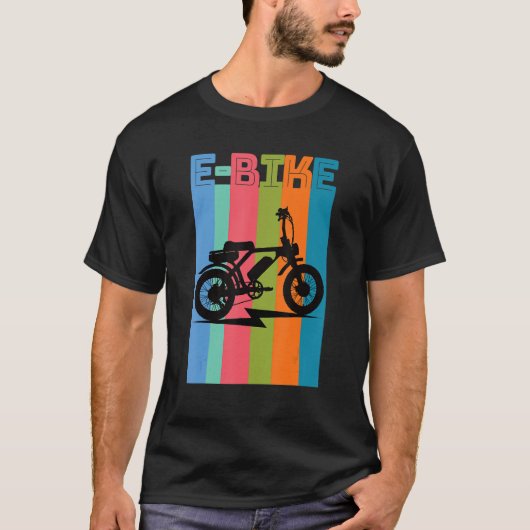 マウンテンEバイクライダー電動バイク3 Tシャツ (正面)
