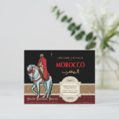 マウントされたアラブ人 ポストカード (スタンド正面)