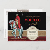 マウントされたアラブ人 ポストカード (正面/裏面)