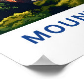 マウントアララトルコトラベルプリント ポスター (角)