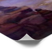 マウントカイラシュトゥーパチベットbyリンダ・ヴグラー ポスター (角)