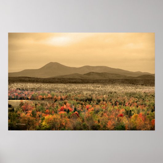 マウントカターディンバクスター州パークメイン ポスター (正面)