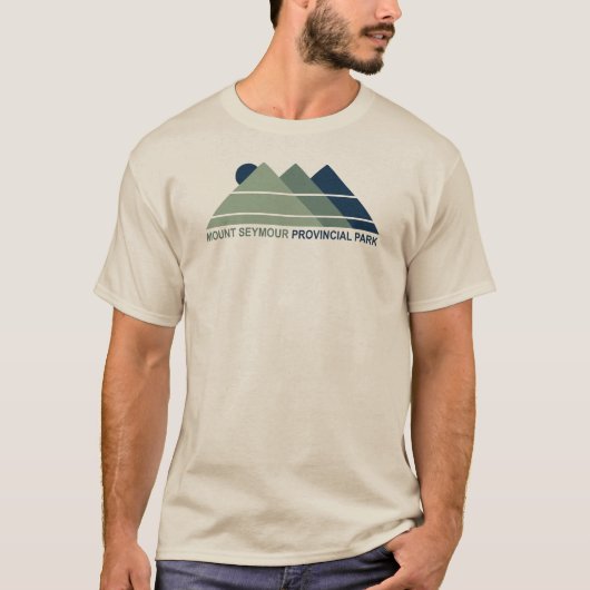 マウントシーモア州立公園の山の太陽 Tシャツ (正面)