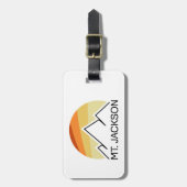 マウントジャクソン ニューハンプシャー レトロ ラゲッジタグ (正面縦)