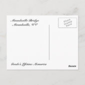 マウントズビル橋 ポストカード (裏面)