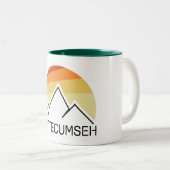 マウントテカンセニューハンプシャーレトロ ツートーンマグカップ (正面右)