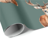 マウントディアヘッドワイルドライフグリーンホリデイ ラッピングペーパー (ロールコーナー)