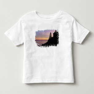 マウントデザート島のバスハーバーライトハウス、 トドラーTシャツ