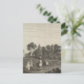 マウントバーナン、ワシントン将軍の邸宅 ポストカード (スタンド正面)