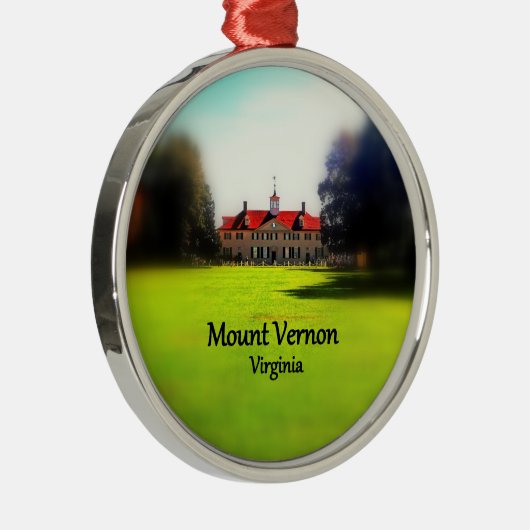 マウントバーノンの円形のオーナメント メタルオーナメント (右)