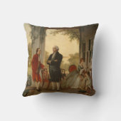 マウントバーノンの枕のワシントン州及びラファイエット クッション (裏面)