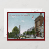 マウントバーノンプレイスボルチモア1910ヴィンテージ ポストカード (正面/裏面)