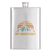 マウントビエルシュタットコロラドレトロターコイズ フラスク (正面)