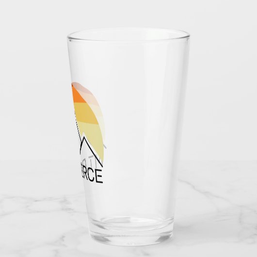 マウントピアスニューハンプシャーレトロ タンブラーグラス (左)