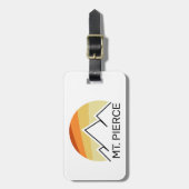 マウントピアスニューハンプシャーレトロ ラゲッジタグ (正面縦)