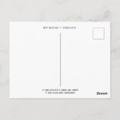 マウントフードレイク反射ポストカード ポストカード (裏面)