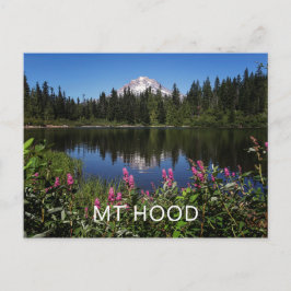 マウントフードレイク反射ポストカード ポストカード