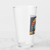 マウントホイットニーカリフォルニアレトロターコイズ タンブラーグラス (右)