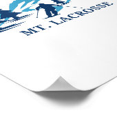 マウントラクロスウィスコンシンスキーリゾートスキースキーヤー_1 ポスター (角)