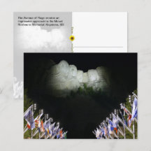 マウントラッシュモア記念公園 - 夕方の照明 - 