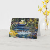 マウントラッセンナショナパークの「キングスクリーク」 カード (黄色い花)