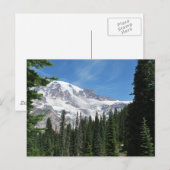 マウントレイニアワシントン州バイジュリーL.クリーブランド ポストカード (正面/裏面)