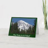 マウントレイニアーパーククリスマスカード シーズンカード (正面)